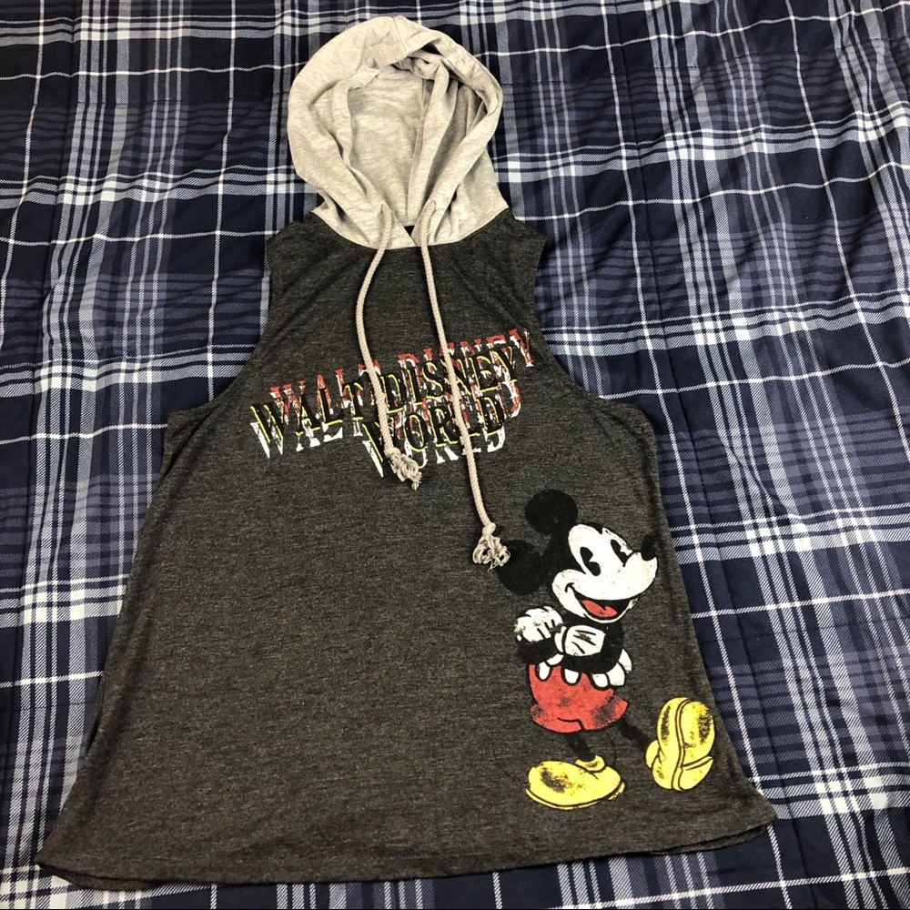 Disney parks sleeveless hoodie